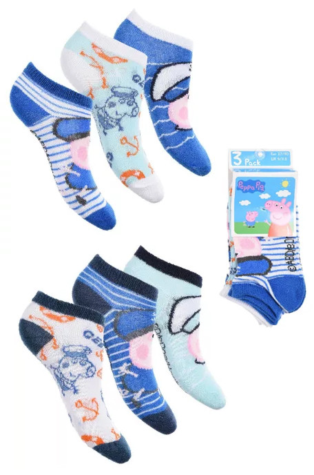 Peppa Pig children's no-show socks 23-34