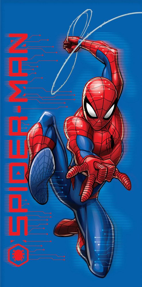 Spiderman Digital  bath towel, beach towel 70x140 cm