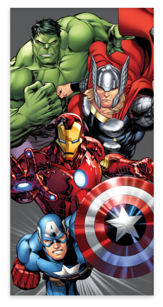 Avengers Assembly bath towel, beach towel 60x120cm