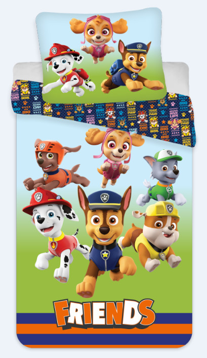 Paw Patrol children's bedding set 100×135cm, 40×60 cm