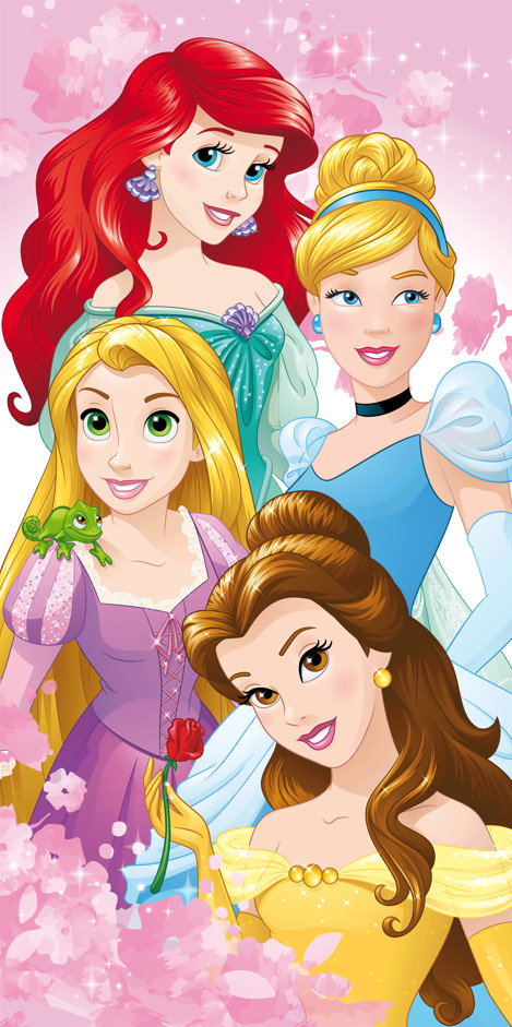 Disney Princess Royal bath towel, beach towel 70x140cm