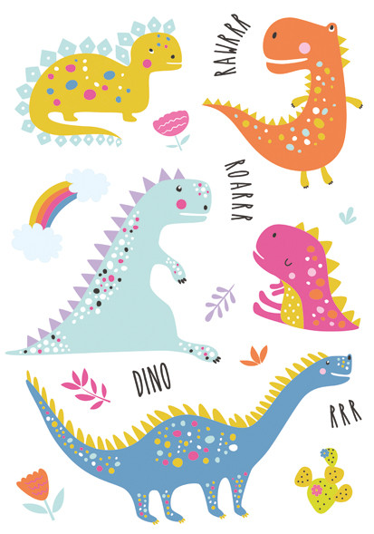 Dinosaur Roar A/4 elastic folder