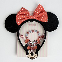 Disney Minnie Ears jewelry and headband set