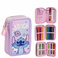 Disney Lilo and Stitch Universe 3-tier filled pencil case