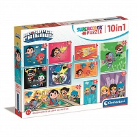 Jusice League Idols DC Super Hero 10 in 1 puzzle Clementoni CMC20272
