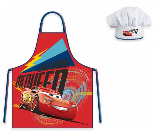 Disney Cars Lightning children's apron 2-piece set