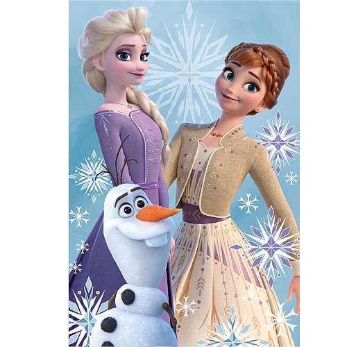Disney Frozen Olaf and Sisters fleece blanket 100x150cm