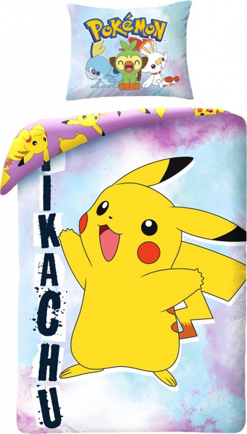 Pokémon Tie-dye bedding cover 140×200cm, 70×90 cm