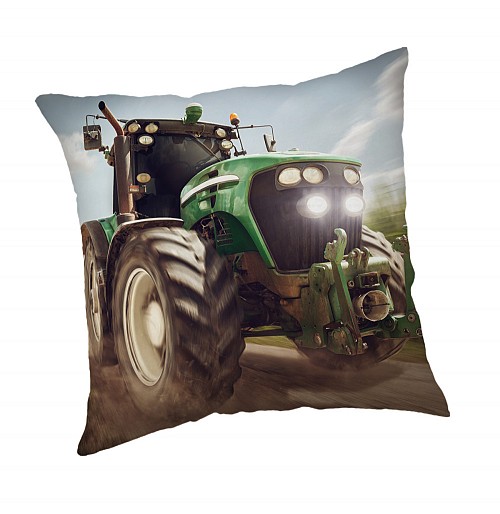Tractor Green cushion cover 45x45 cm