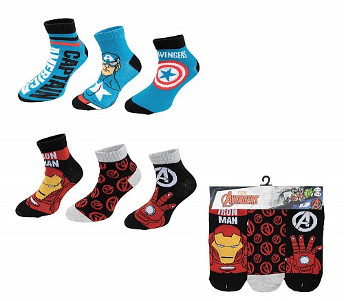 Avengers children's ankle socks 23-34