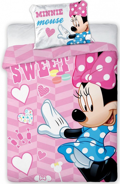 Disney Minnie  Sweet  children's bedding set 100×135cm, 40×60 cm