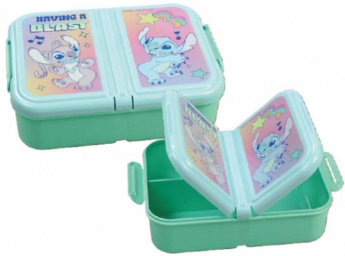 Disney Lilo and Stitch Blast multi-compartment lunch box, sandwich box