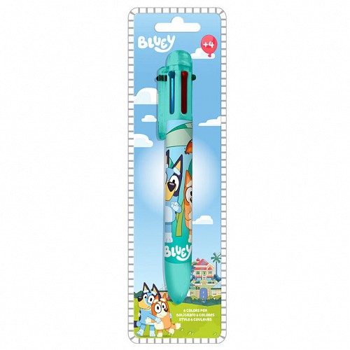 Bluey Life 6-color pen