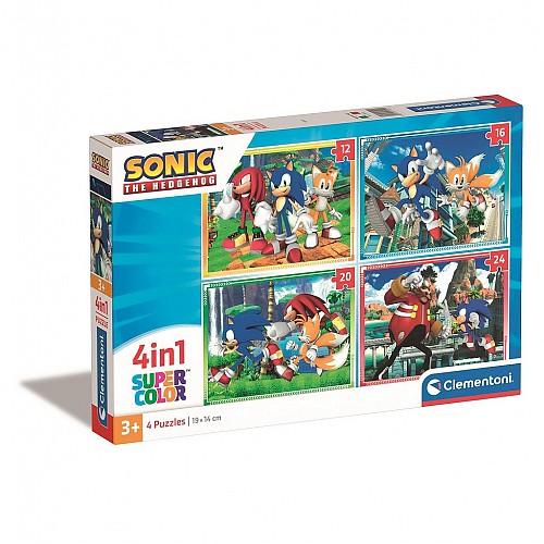 Sonic the Hedgehog Save the Day 4-in-1 puzzle Clementoni