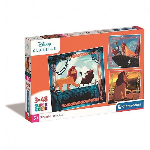 Disney The Lion King Circle of Life 3x48 piece puzzle Clementoni  CMC25323