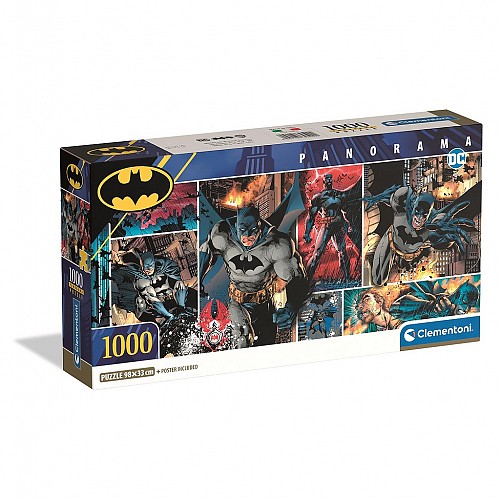 Batman 1000-piece panorama Compact puzzle Clementoni CMC39500