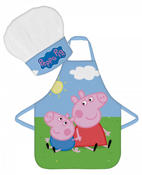 Peppa Pig Field kids apron 2-piece set