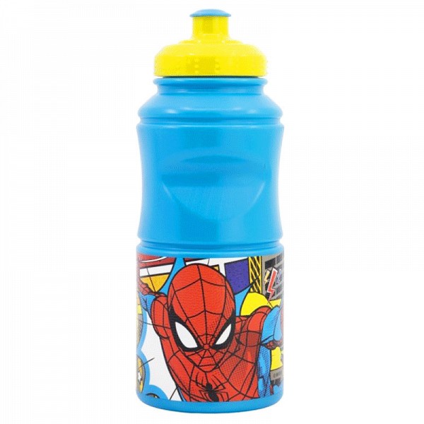 Spiderman Midnight Flyer Moon water bottle, sports bottle 380 ml