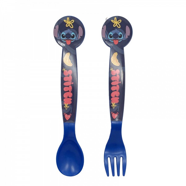 Disney Lilo and Stitch Palms Disney Lilo & Stitch Plastic Cutlery Set - 2 pieces