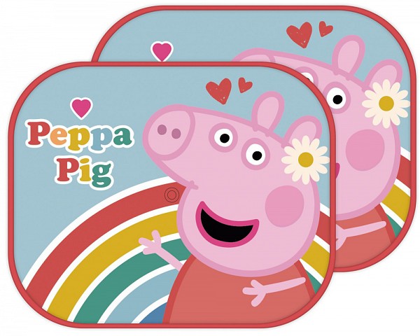 Peppa Pig Rainbow sunshade for windows, set of 2