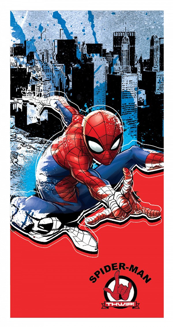 Spiderman Jump bath towel, beach towel 70x137 cm (Fast Dry)