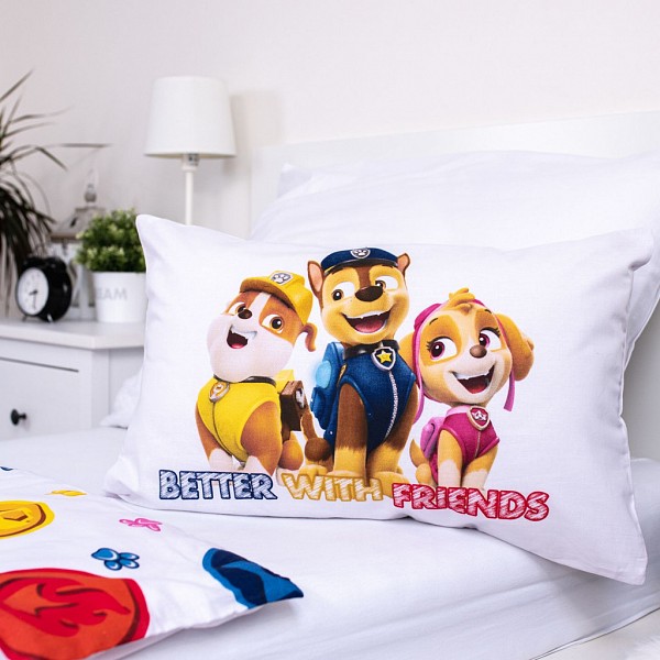 Paw Patrol Teamwork childrens bedding cover 100×135cm, 40×60 cm
