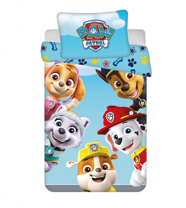 Paw Patrol Team kids bedding set 100×135cm, 40×60 cm
