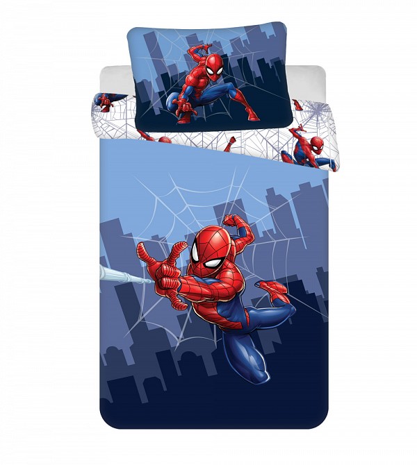 Spiderman City Swinger childrens bedding set 100×135 cm, 40×60 cm