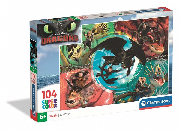 How To Train Your Dragon Friends Clementoni 104-piece puzzle  CMC25035