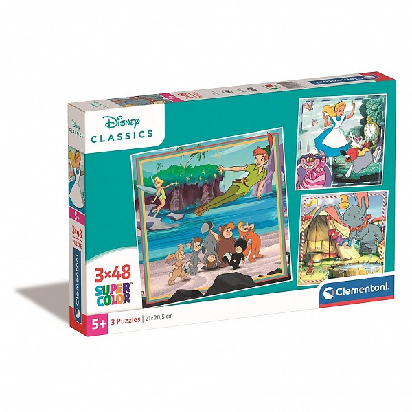 Disney Classics Everlasting 3x48 pcs Clementoni puzzle  CMC25302