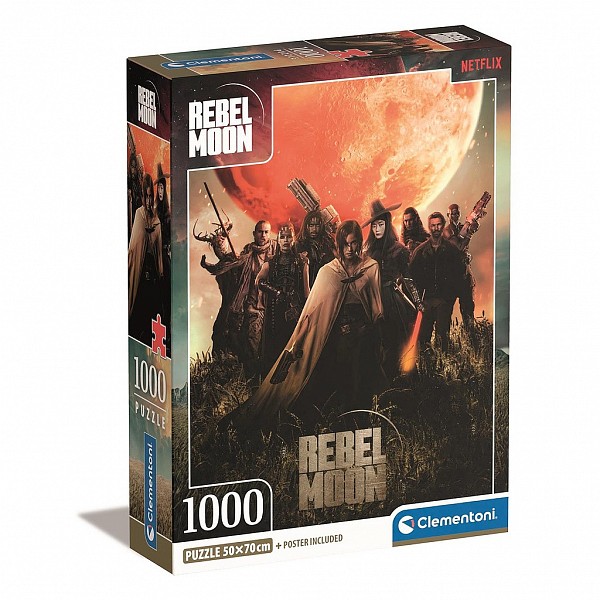 Rebel Moon Warriors 1000-piece Compact puzzle Clementoni