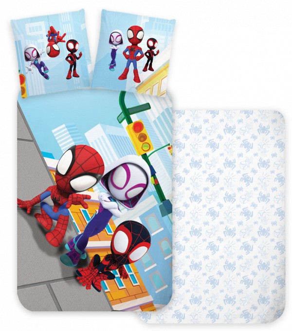 Spiderman Squad childrens duvet cover 100×135 cm, 40×60 cm