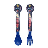 Disney Lilo and Stitch Palms Disney Lilo & Stitch Plastic Cutlery Set - 2 pieces