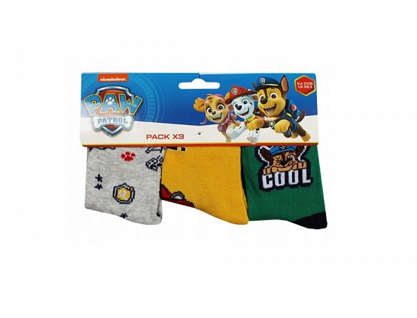 Paw Patrol childrens socks 23-34