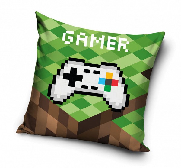 Gamer Blocks  Velvet pillowcase 40x40 cm