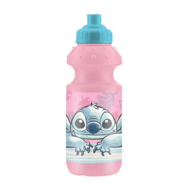 Disney Lilo and Stitch Cheeky plastic bottle, sports bottle 350 ml