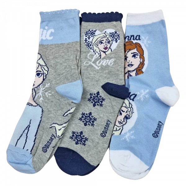 Disney Frozen childrens socks 23-34