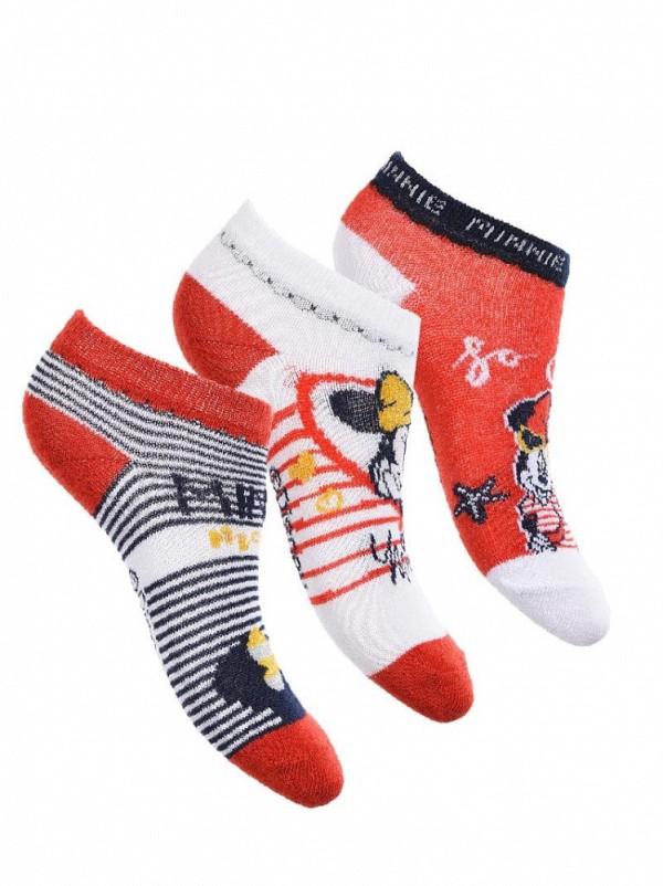 Disney Minnie  childrens ankle socks 23-34
