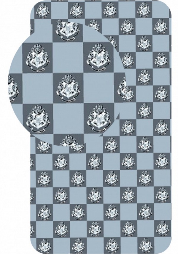 Harry Potter Plaid Fitted Sheet 90x200 cm