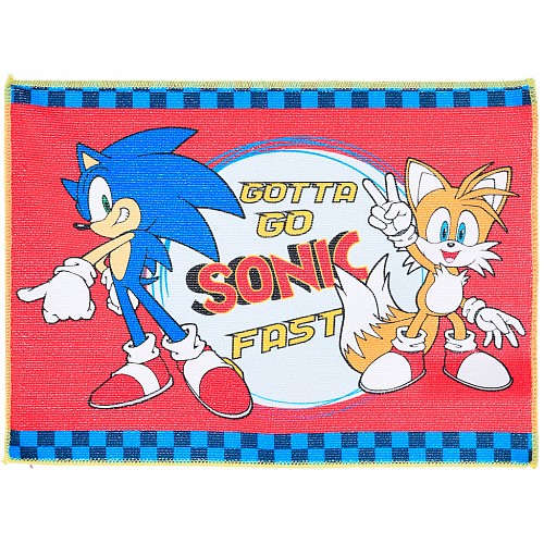 Sonic the Hedgehog Gotta Go hand towel, face towel, towel 40x30 cm