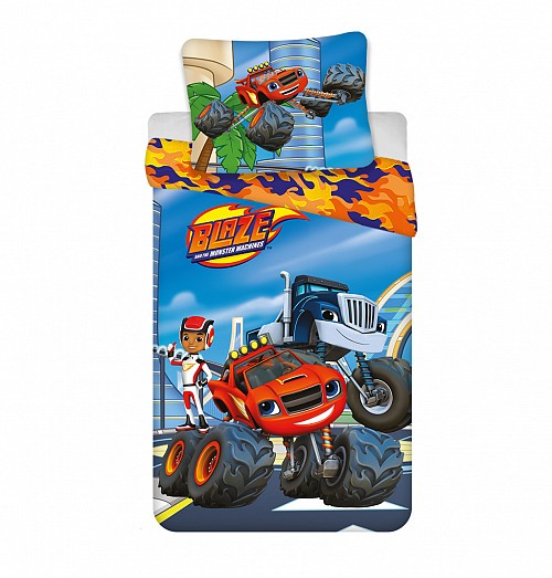 Blaze Race children's bedding set 100×135 cm, 40×60 cm