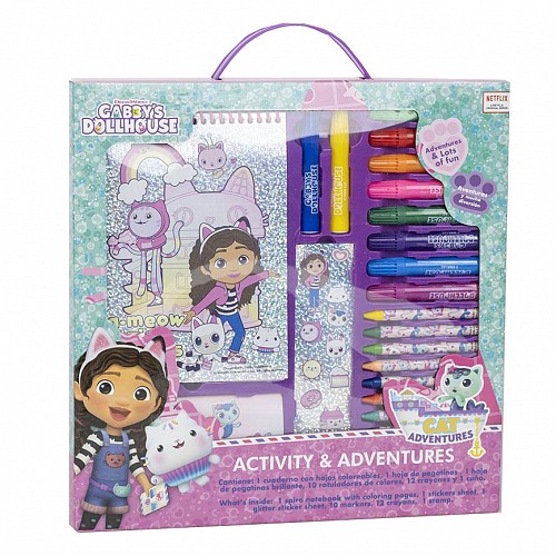 Gabby's Dollhouse Cat Adventures stationery set