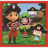 Gabbys Dollhouse Spa-Day 3x48 piece puzzle Clementoni CMC25300