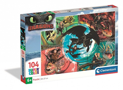 How To Train Your Dragon Friends Clementoni 104-piece puzzle  CMC25035