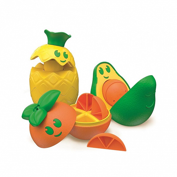 Fruits Friendly Faces Fruit Sorting Baby Toy, Puzzle Clementoni  CMC17719