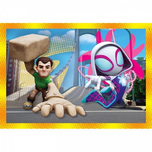Spiderman Spidey 4 in 1 puzzle Clementoni