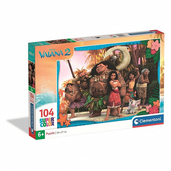Disney Vaiana New Story Begins 104 db-os puzzle  clementoni  CMC25786