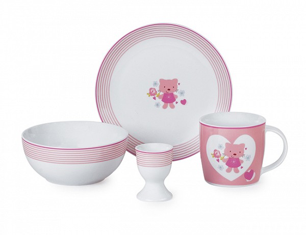 Παιδικό Σετ Φαγητού Πορσελάνης 4τεμ.
