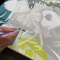 Painting by numbers 40x30cm - dog Maaleo 22780