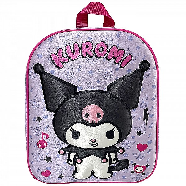 Τσάντα Πλάτης Νηπίου Kuromi 3d 31cm Kuromi 1000EVA31-4251